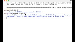 Python - Loading up Websites Using the Webbrowser Module - Easy Tutorial