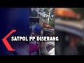 Tertibkan Pedagang Satpol PP Diserang