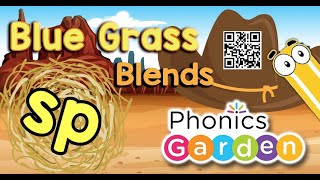 SP | Blue Grass | Blends | Phonics Garden