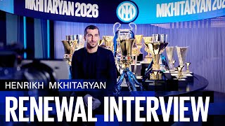 HENRIKH MKHITARYAN | RENEWAL INTERVIEW 🎤⚫🔵 #Mkhitaryan2026