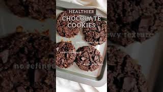 HEALTHY CHOCOLATE COOKIES | made with oats! #shorts