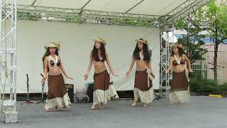 TAMAHANA Tahitian Dance School [フラ・タヒチアンダンス] 演舞7-5いわき街なかコンサート in TAIRA 2017