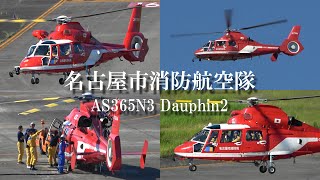 ヘリコプター   ユーロコプター  AS365 N3  ドーファン2  JA758A  名古屋市消防航空隊  のぶなが   名古屋空港  2023/6/17