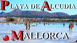 Platja d'Alcúdia | Walk Along Alcudia Beach | Mallorca