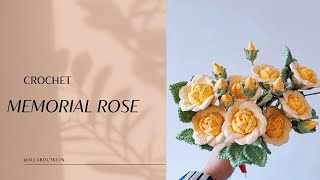 Cách móc hoa hồng| How to crochet Rose | #flowercrochet