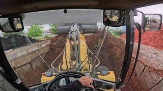 CAT 924G Wheel Loader Operator POV on a Busy Day!!!