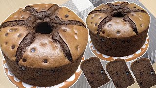 Asli Selembut Kapas Chiffon Cake Coklat 6 Telur -  Bolu Panggang Coklat Ringan Lembut Empuk Banget