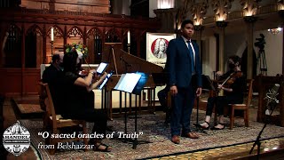 Kyle Tingzon sings “O sacred oracles of Truth” from Belshazzar