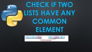 Python program to check common values in two lists || Python list [Example-5]