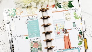 Skinny Classic SPRING PLAN WITH ME 2020 Scrapcraftastic Weekly Planner Challenge