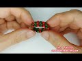 메리 크리스마스 매듭반지 만들기 diy christmas macrame knot ring