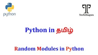 #29 | Python Tutorial for Beginners | Random Modules In Python in Tamil