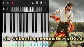 Ala Vaikunthapurramullo Sad BGM covered by Piano Club