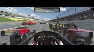 Turbocharged Thrills: Dallara Dash Indycar Action! #iracing #talladega #indycar #simracing #gaming