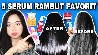 TIPS RAMBUT BERKILAU 5 VITAMIN/SERUM RAMBUT FAVORITKU!!