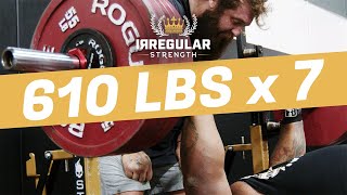 BEAST BENCH! NEW EQUIPMENT REVEAL! 610x7 LBS (276.7 KGS) | Julius Maddox + Tyler Obringer