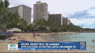 Hawaii launches program inviting Americans to work remotely from the islands