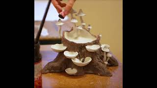 Ceramic Treestump Sculpting