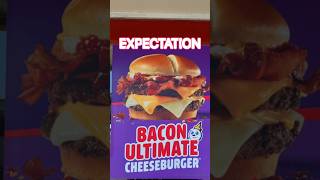 #fastfood #jackinthebox #fake #lie #burger #healthylifestyle #bacon #reality #expectations #eating