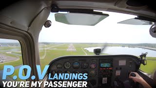 Landing An Airplane \u0026 YOU Are My Passenger | C172