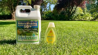 Applying Hydretain and Baby Shampoo to Your Lawn