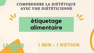 Etiquetage alimentaire