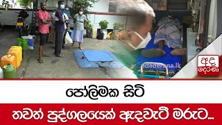 පෝලිමක සිටි තවත් පුද්ගලයෙක් ඇදවැටී මරුට...