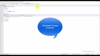 JavaScript & jQuery | 20. Special Characters.mp4