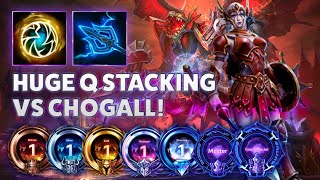 Cassia Ball Lightning - HUGE Q STACKING VS CHOGALL! - Bronze 2 Grandmaster S1 2023