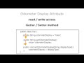Java: Object Oriented Programming Concepts - Encapsulation