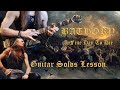 Bathory - A Fine Day To Die - Guitar Solos Lesson