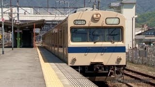 JR西日本 103系瀬戸内色 広D-02編成 海田市駅 2013.4