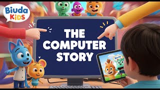 The Computer Story! 📜💻 | From Big to Small with Biuda Kids!