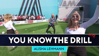 Alisha Lehmann takes on Jimmy in ONE v ONE drill! | You Know the Drill LIVE!