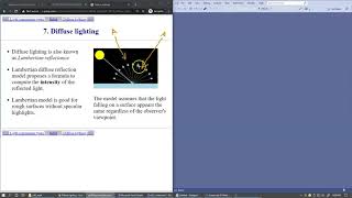 10.2 Diffuse lighting model, Lambertian reflectance