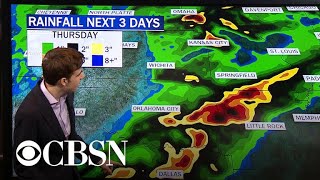 More severe weather forecast for Midwest after string of tornadoes, flooding