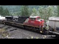 did you know cn purchased most the citirail leasers from ge look at these big trains working hard