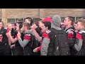 rocori students staff wish football team luck in playoffs video