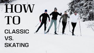 Cross-Country Skiing : Classic vs. Skating | Salomon How-To