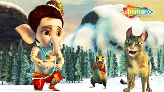 बाल गणेश क्यों डरे है बिल्ली से ? | Bal Ganesh Ki Kahaniya In 3D Part 73