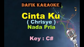 Cintaku (Karaoke) Chrisye Nada Pria / Cowok Male Key C# Low Key