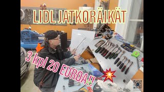 Lidln jatkovarsiräikät 3 kpl 20 €, kannattaako ostaa??