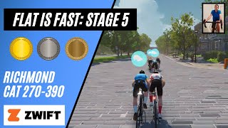 Can I Finish on the Podium?!? // Flat is Fast Stage 5 Attempt 2 // Richmond Fan Flats