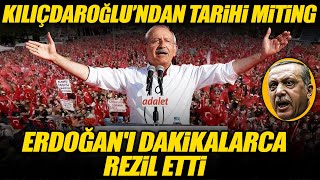 Kılıçdaroğlu'ndan Eskişehir'de tarihi miting Erdoğan'ı dakikalarca rezil etti