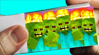 Zombie apocalypse - Minecraft Animation FLIPBOOK