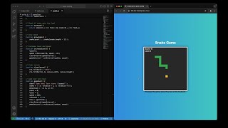 Build a Snake Game with HTML, CSS & JavaScript | ASMR Coding for Beginners | Quiet Coding