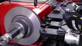 Part 3 : Cutting a Rotor - Bench Lathe Operation - Hunter Engineering Co