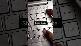 Shortcut To Delete The Files Permanently #shortcuts #delete #youtubeshorts #laptop #pc #shortsbeta
