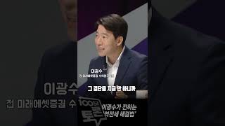 [100분토론] 이광수가 전하는 '역전세 해결법'