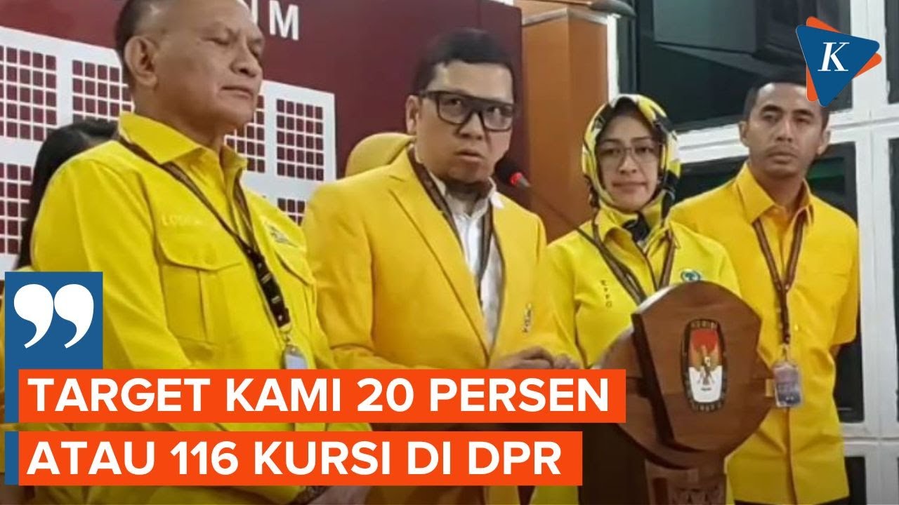 Partai Golkar Targetkan 20 Persen Perolehan Suara Di Pemilu 2024 - YouTube